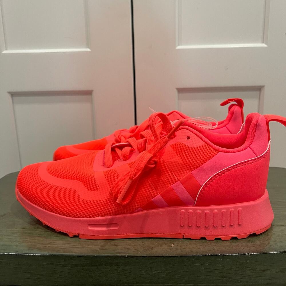 New Adidas Originals Multix Turbo Bright Orange Sneakers Size 6.5 GX2223